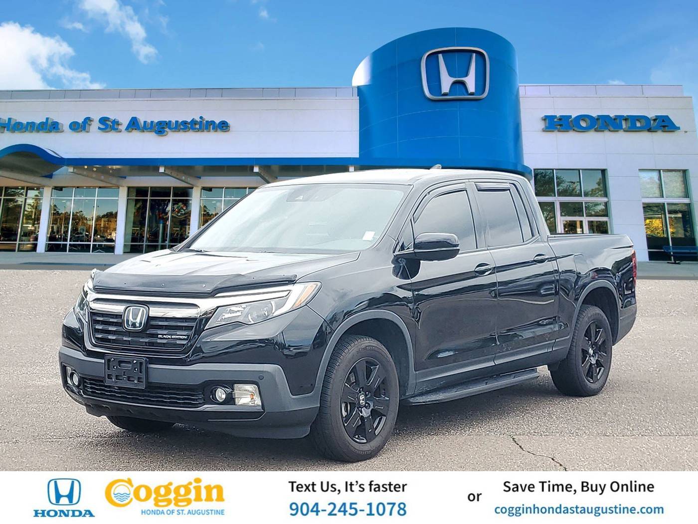 2020 Honda Ridgeline Black Edition — Pickup Truck — 50,461 mi — St. Augustine, FL