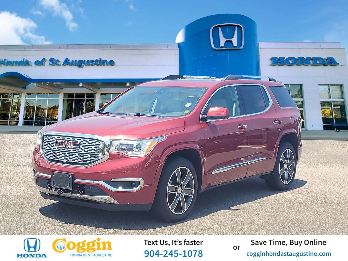 2019 GMC Acadia Denali — SUV — 68,696 mi — St. Augustine, FL