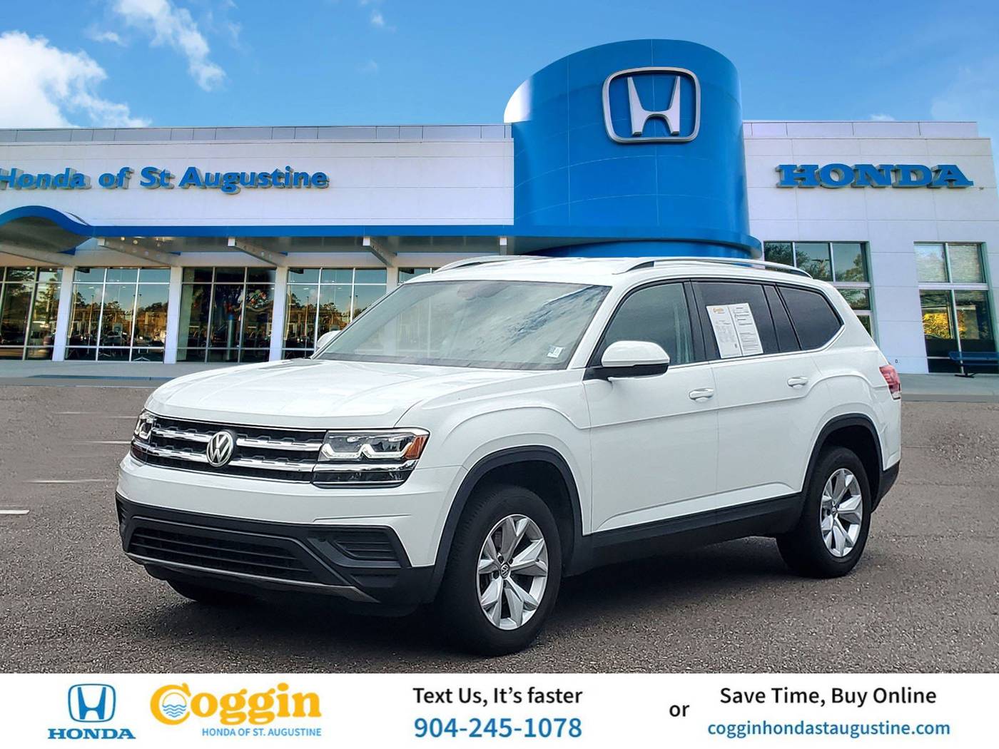 2019 Volkswagen Atlas S — SUV — 49,304 mi — St. Augustine, FL