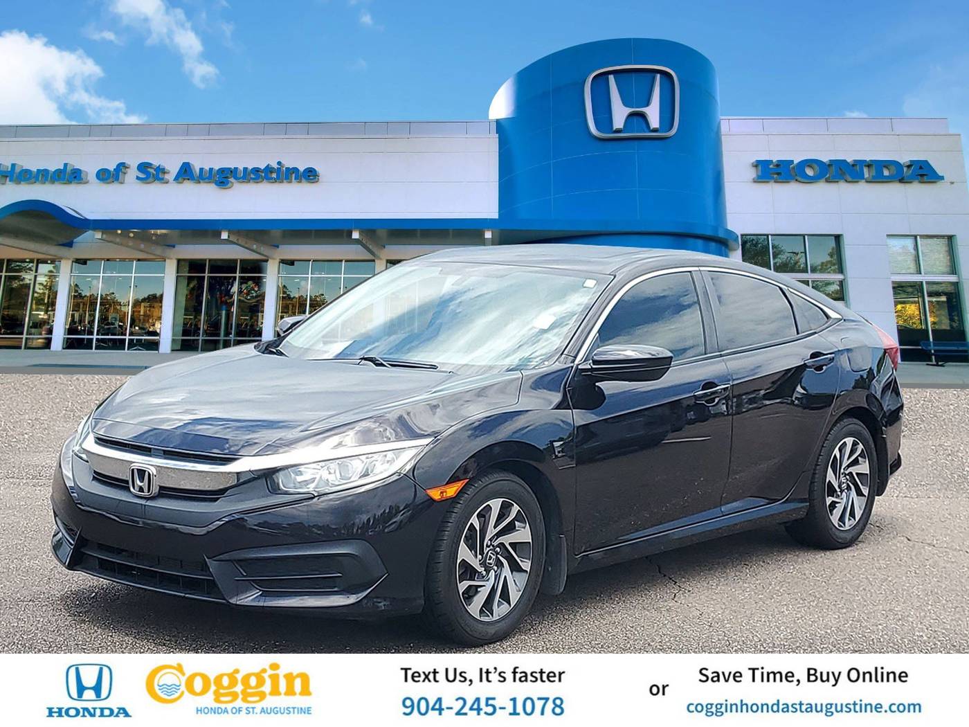 2018 Honda Civic EX — Sedan — 73,440 mi — St. Augustine, FL