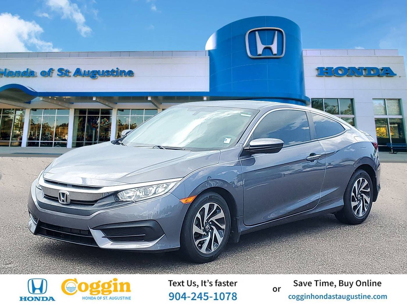 2016 Honda Civic LX-P — Coupe — 64,039 mi — St. Augustine, FL