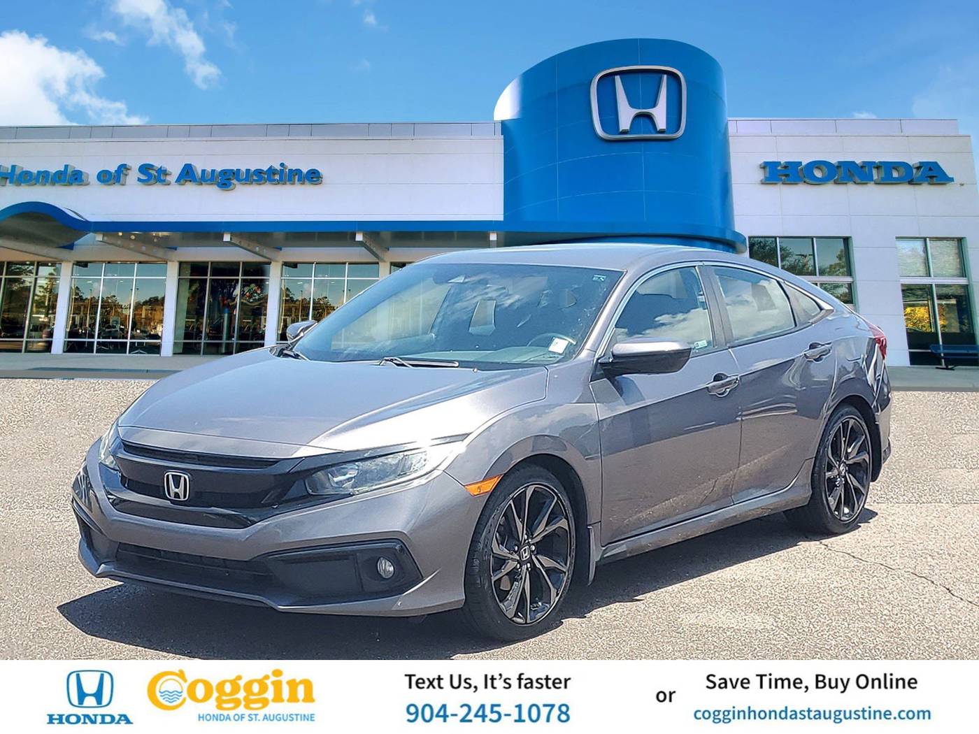 2019 Honda Civic Sport — Sedan — 173,532 mi — St. Augustine, FL