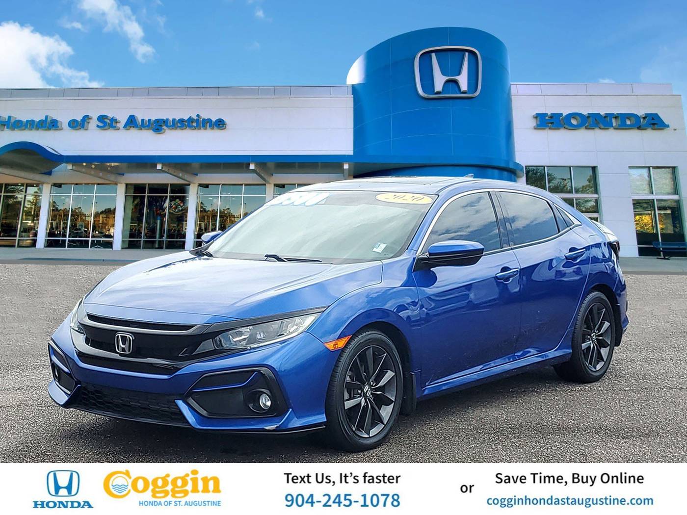 2020 Honda Civic EX-L — Hatchback — 43,213 mi — St. Augustine, FL