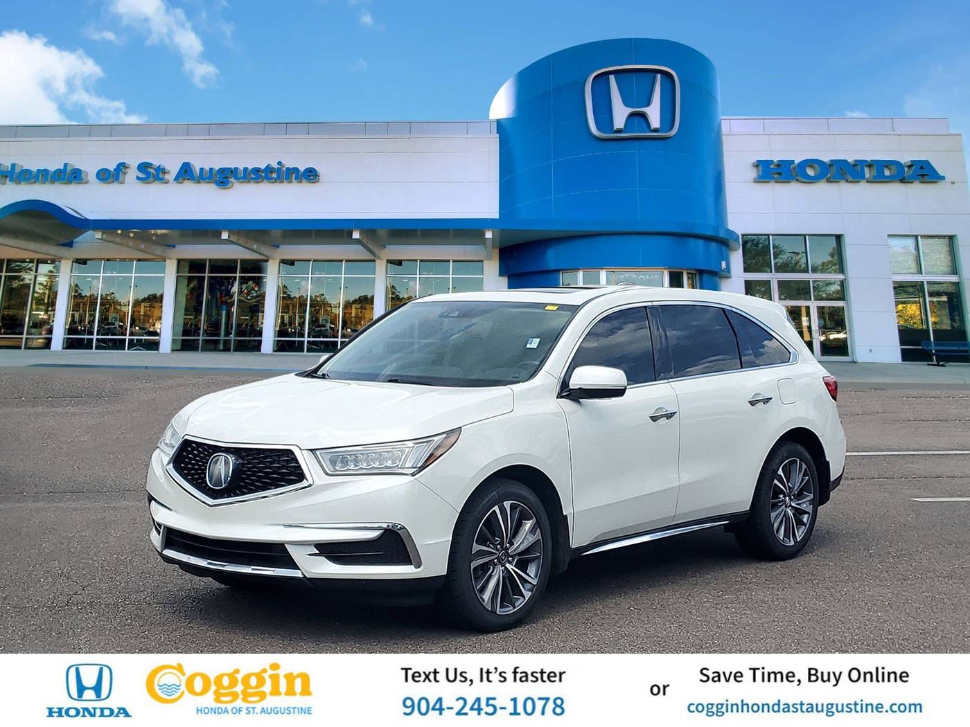 2019 Acura MDX Technology Package — SUV — 75,602 mi — St. Augustine, FL
