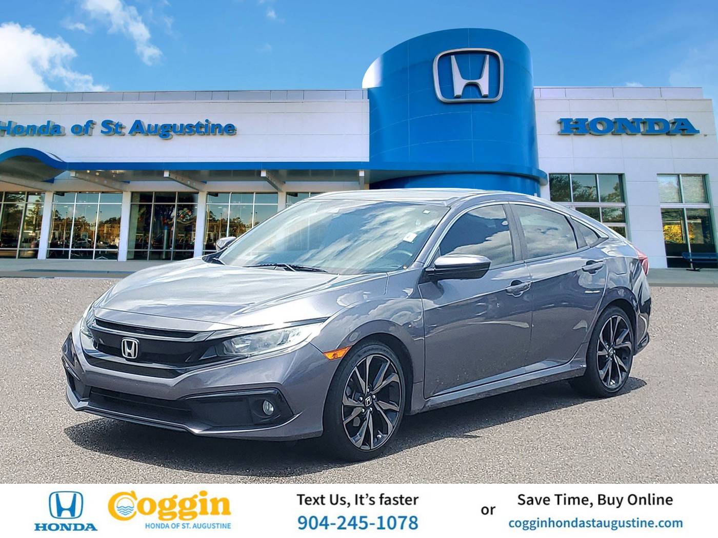 2019 Honda Civic Sport — Sedan — 138,588 mi — St. Augustine, FL