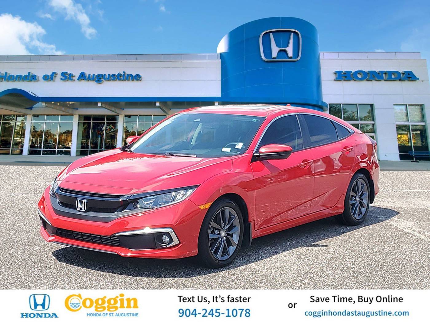 2021 Honda Civic EX-L — Sedan — 30,570 mi — St. Augustine, FL