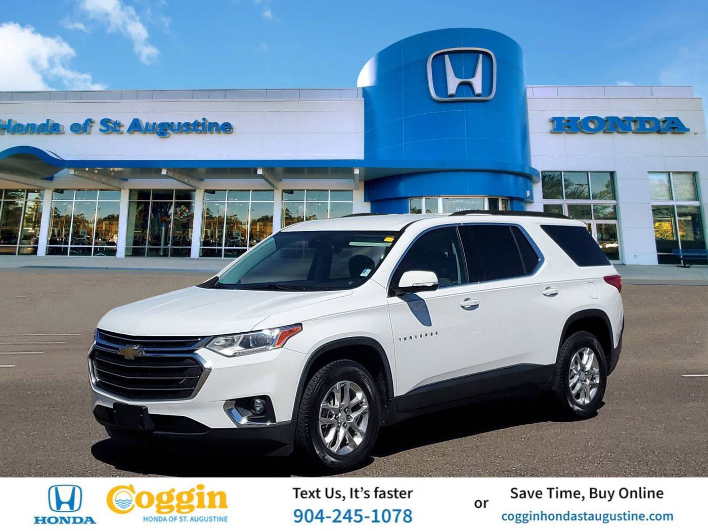 2021 Chevrolet Traverse LT Cloth — SUV — 69,699 mi — St. Augustine, FL