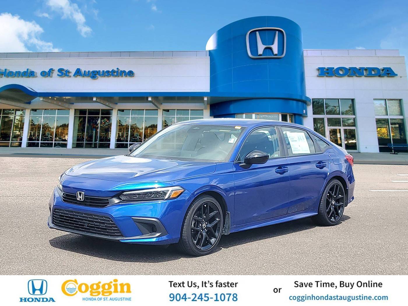 2022 Honda Civic Sport — Sedan — 14,161 mi — St. Augustine, FL