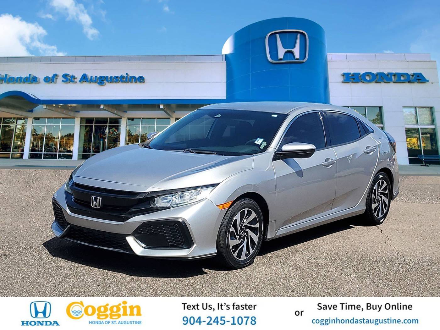 2018 Honda Civic LX — Hatchback — 66,211 mi — St. Augustine, FL