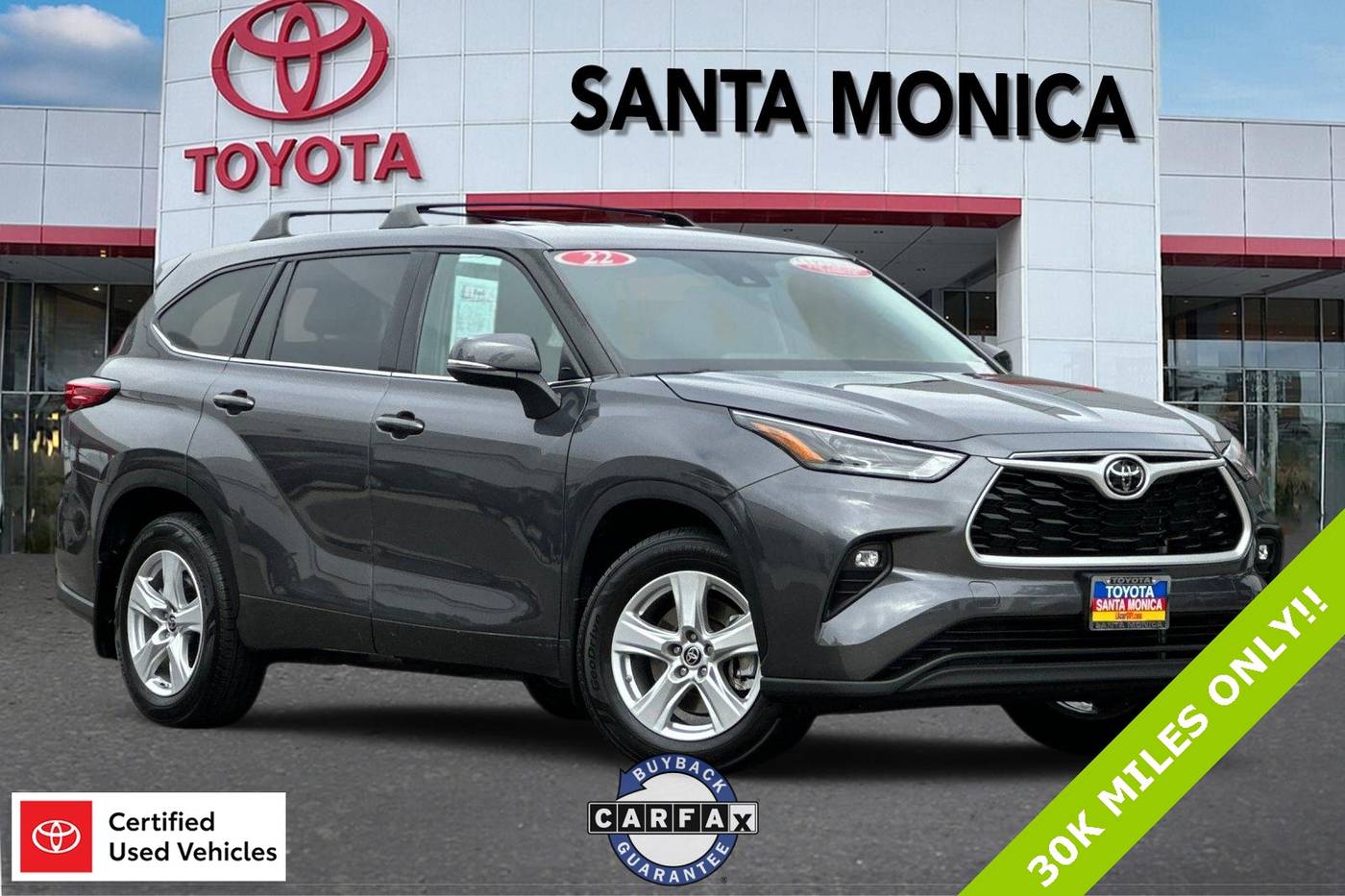 2022 Toyota Highlander LE — SUV — 30,900 mi — Santa Monica, CA