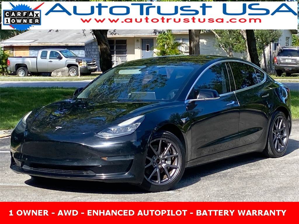 2018 Tesla Model 3 Long Range — Sedan — 74,353 mi — Miramar, FL