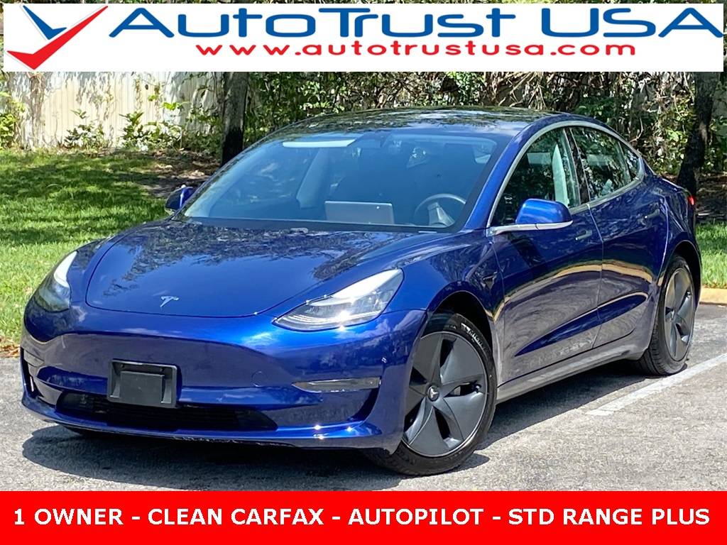 2020 Tesla Model 3 Standard Range Plus — Sedan — 73,367 mi — Miramar, FL