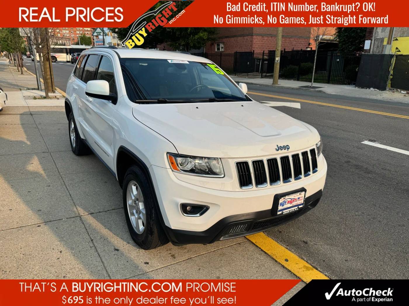 2015 Jeep Grand Cherokee Laredo — SUV — 128,718 mi — Union City, NJ