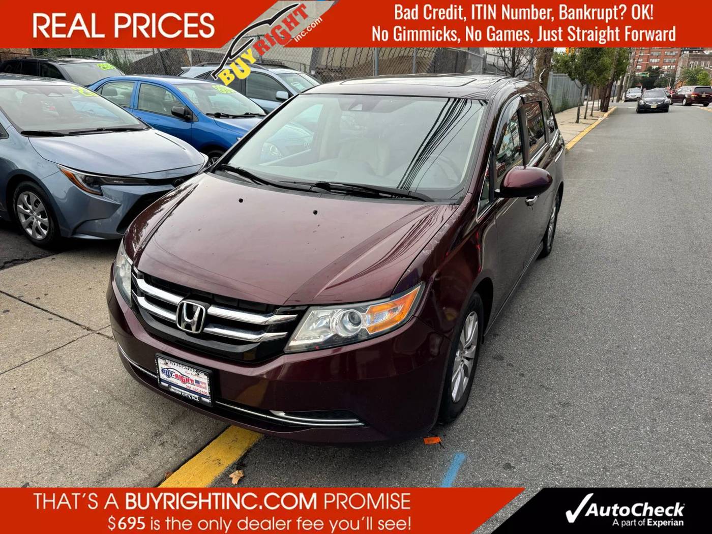 2014 Honda Odyssey EX-L — Minivan — 108,975 mi — Union City, NJ