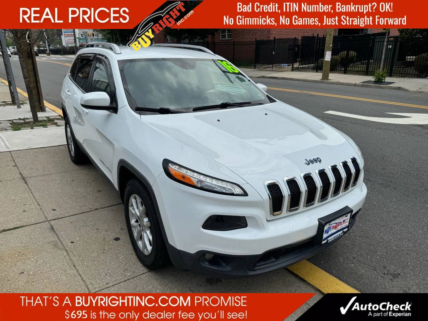 2016 Jeep Cherokee Latitude — SUV — 155,125 mi — Union City, NJ