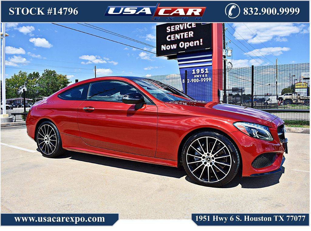 2018 Mercedes-Benz C-Class C 300 — Coupe — 16,452 mi — Houston, TX