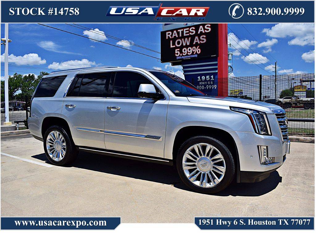 2017 Cadillac Escalade Platinum — SUV — 58,911 mi — Houston, TX