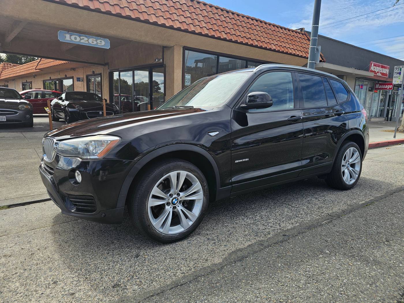 2016 BMW X3 28i — SUV — 73,321 mi — El Cerrito, CA