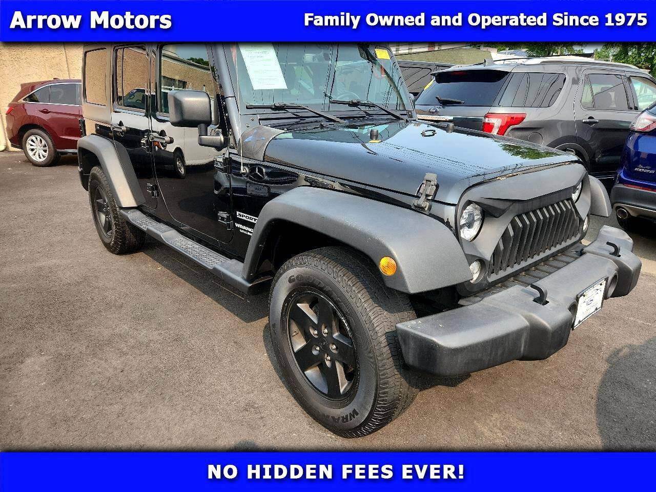 2017 Jeep Wrangler Sport — SUV — 74,500 mi — Linden, NJ
