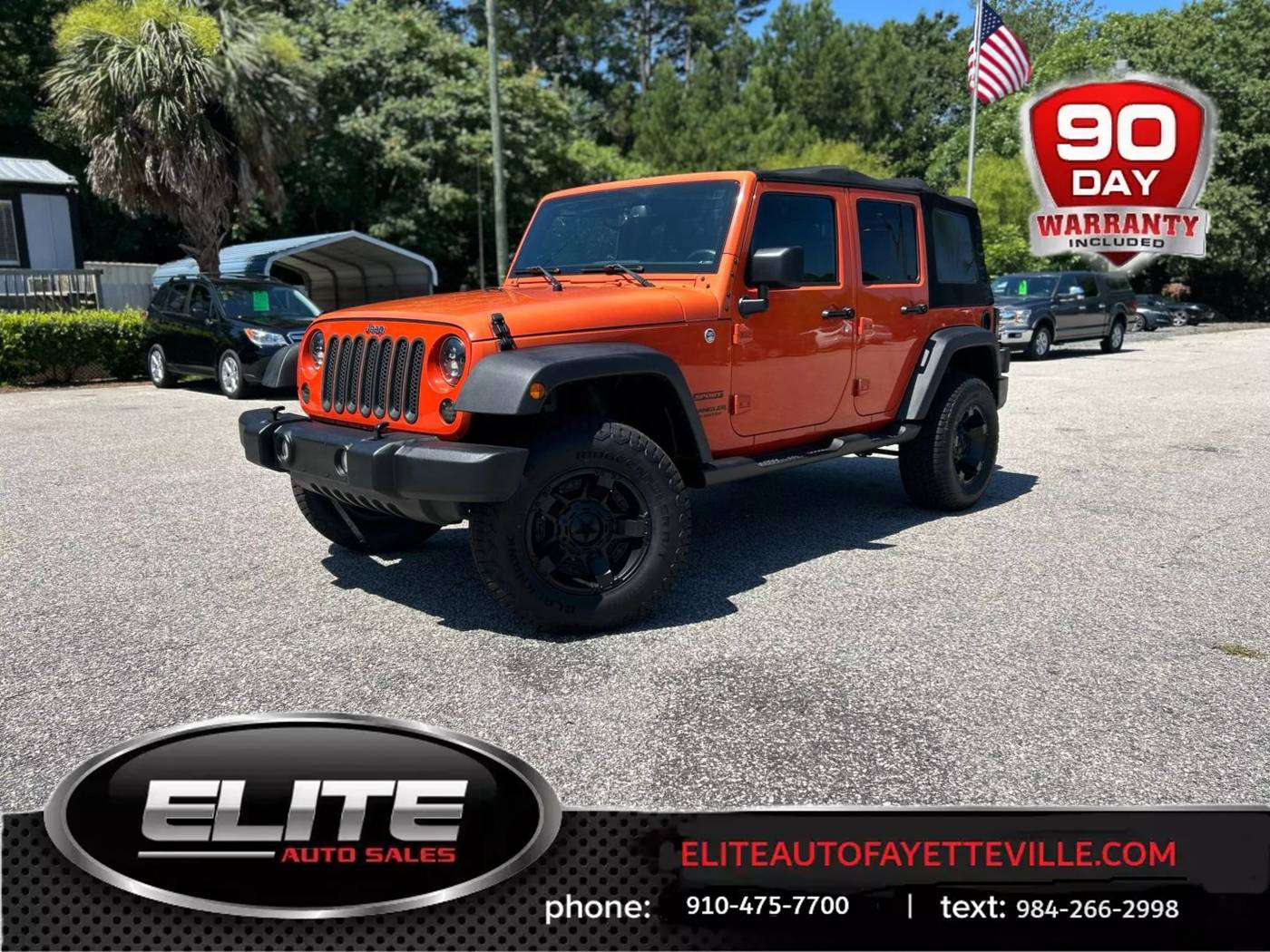 2015 Jeep Wrangler Sport — SUV — 107,879 mi — Fayetteville, NC