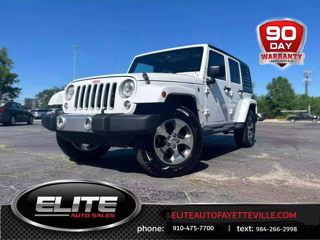 2017 Jeep Wrangler Sahara — SUV — 89,291 mi — Fayetteville, NC