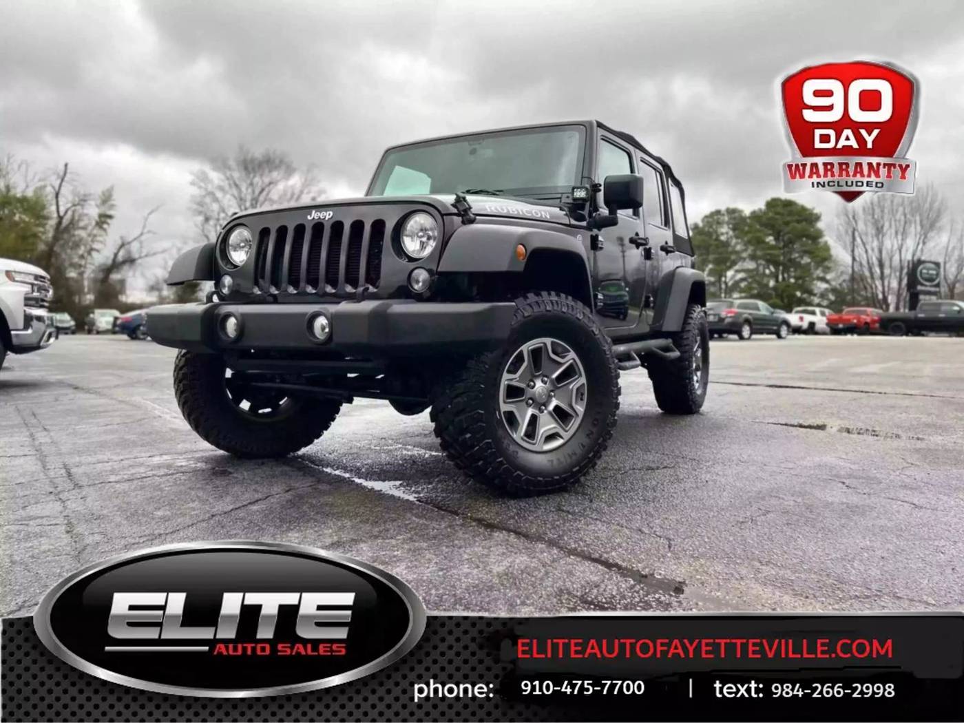 2016 Jeep Wrangler Rubicon — SUV — 68,270 mi — Fayetteville, NC