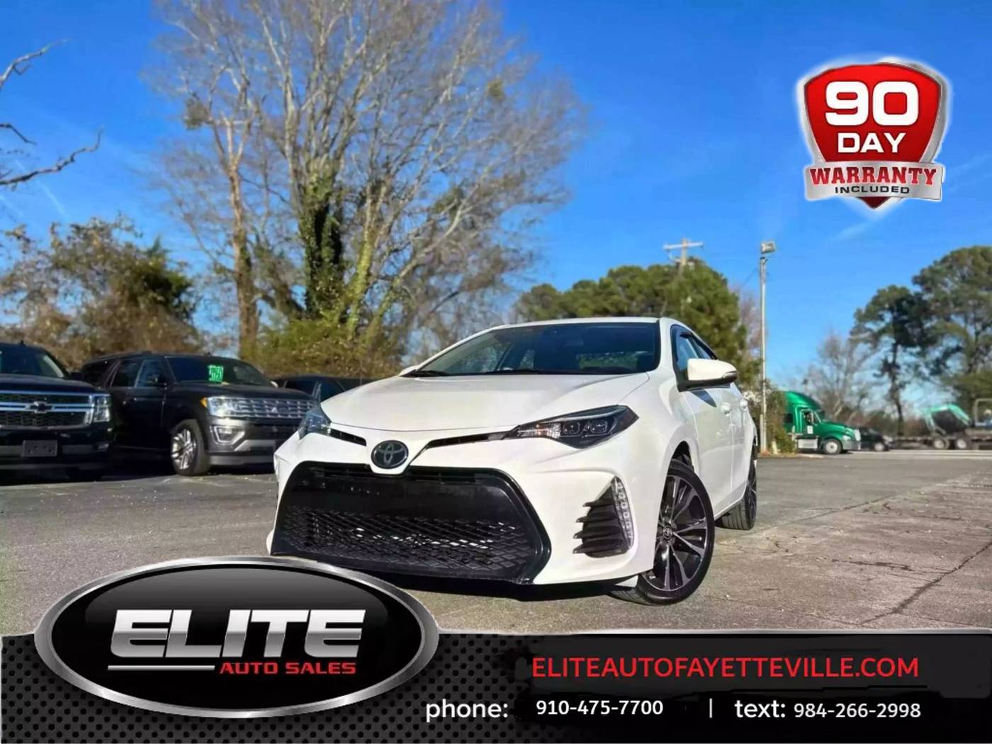 2019 Toyota Corolla SE — Sedan — 91,876 mi — Fayetteville, NC