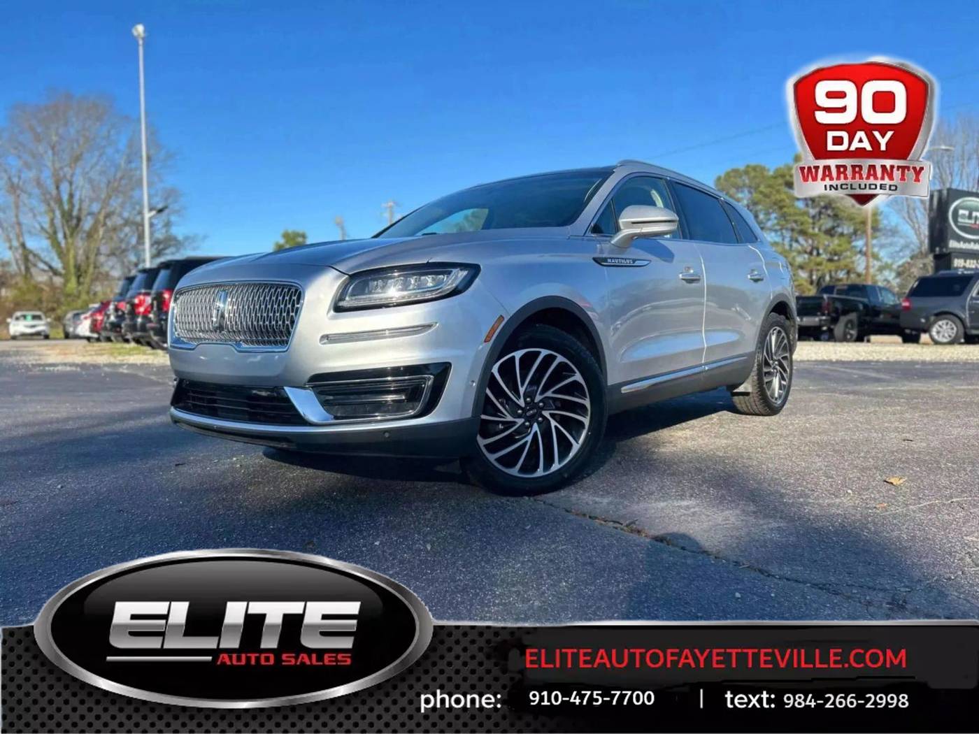 2019 Lincoln Nautilus Reserve — SUV — 115,560 mi — Fayetteville, NC