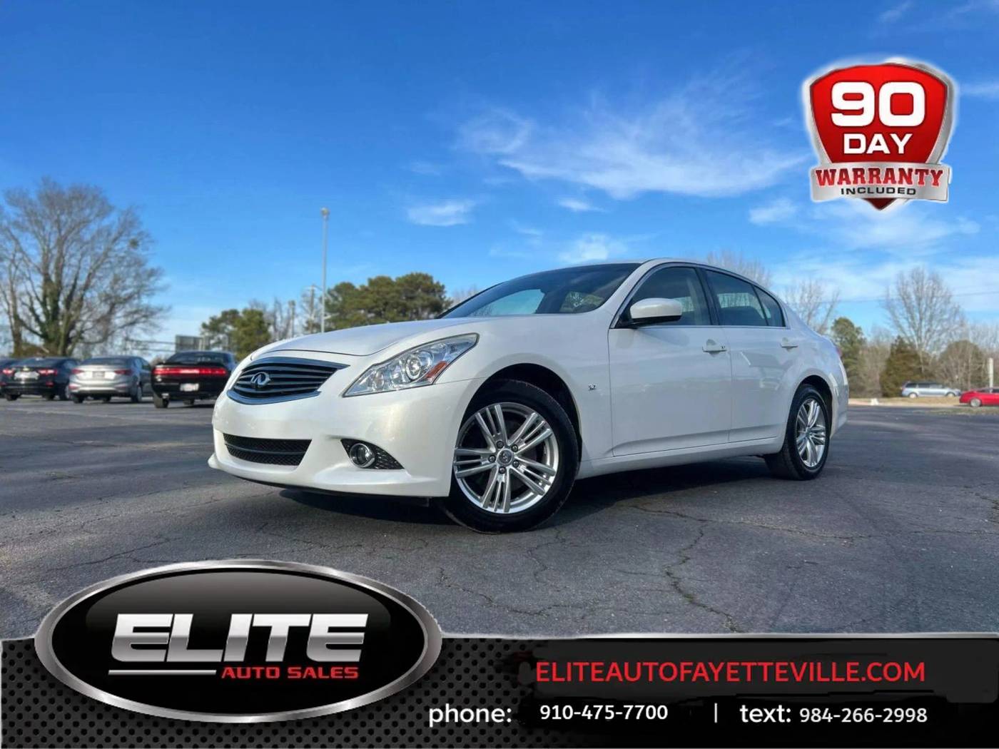 2015 INFINITI Q40 Standard — Sedan — 102,209 mi — Fayetteville, NC