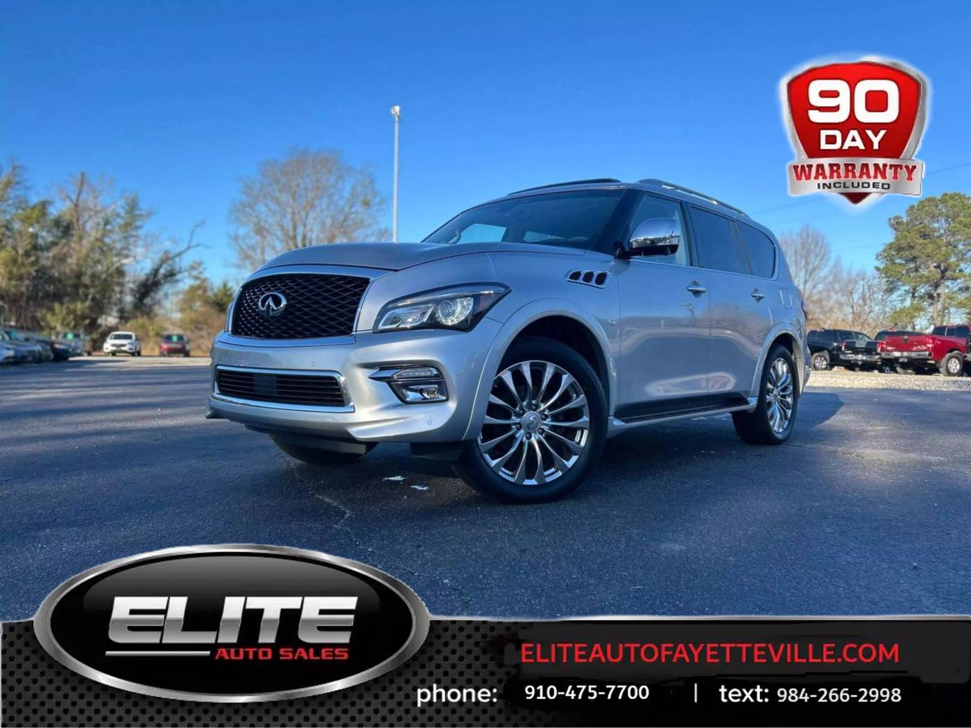2017 INFINITI QX80 Standard — SUV — 77,440 mi — Fayetteville, NC