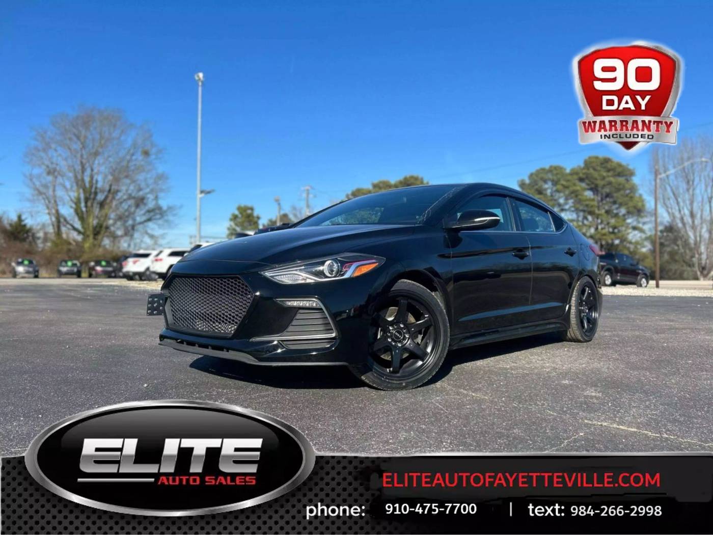 2017 Hyundai Elantra Sport — Sedan — 46,452 mi — Fayetteville, NC