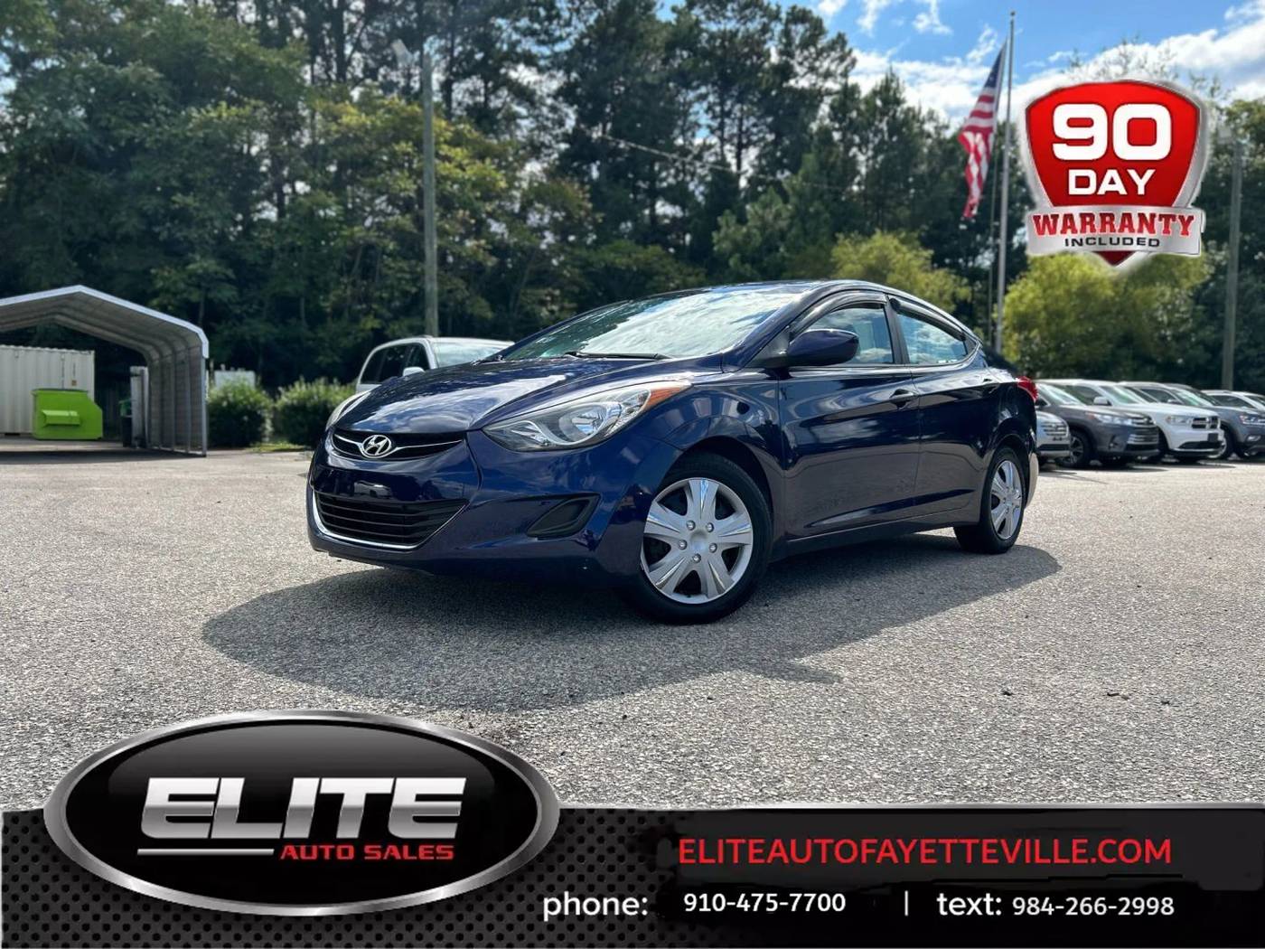 2013 Hyundai Elantra GLS — Sedan — 71,630 mi — Fayetteville, NC