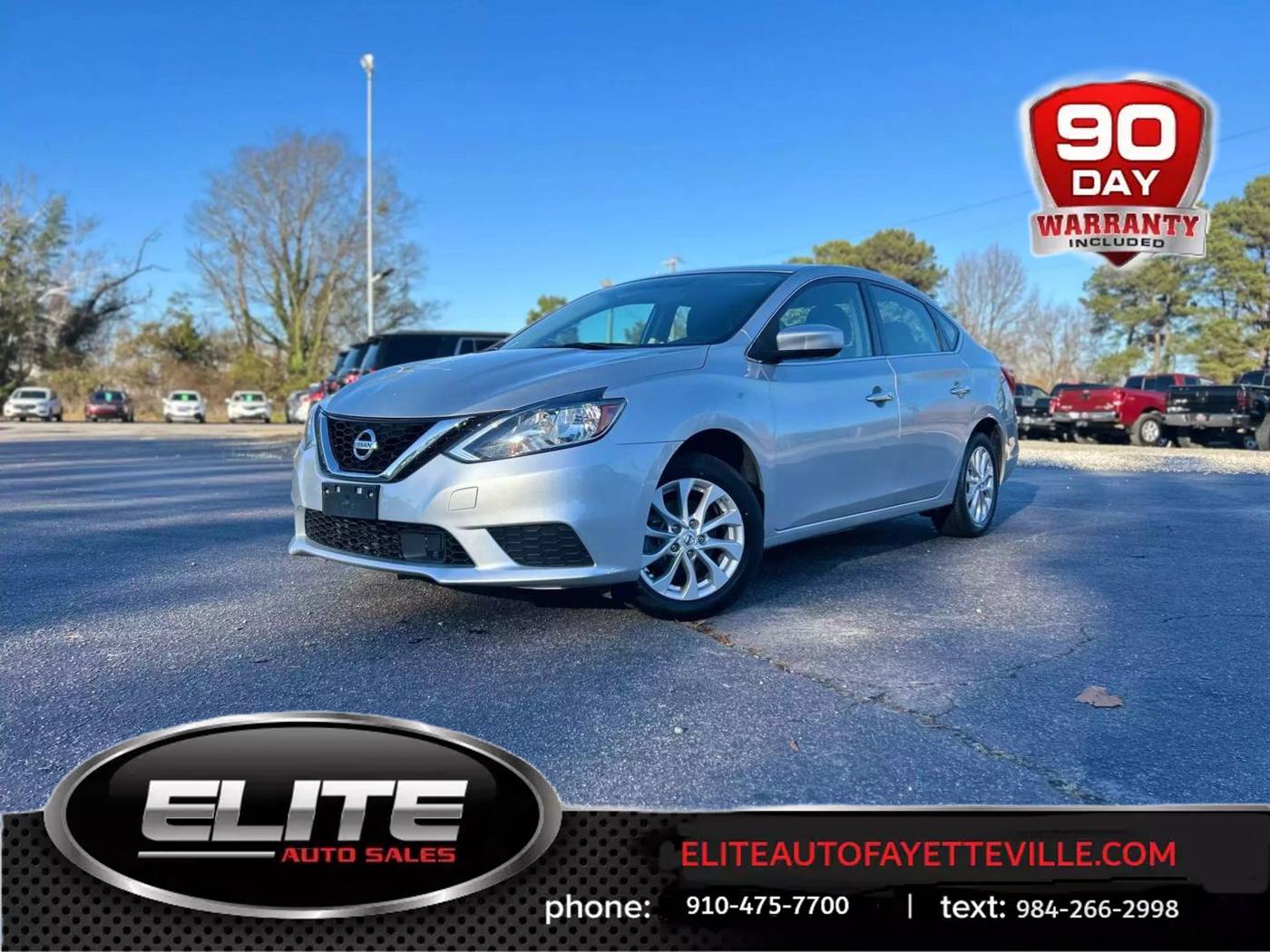 2019 Nissan Sentra SV — Sedan — 93,762 mi — Fayetteville, NC