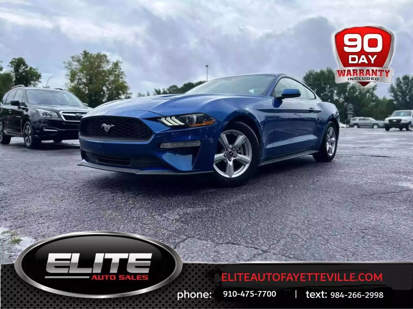 2018 Ford Mustang EcoBoost — Coupe — 55,616 mi — Fayetteville, NC