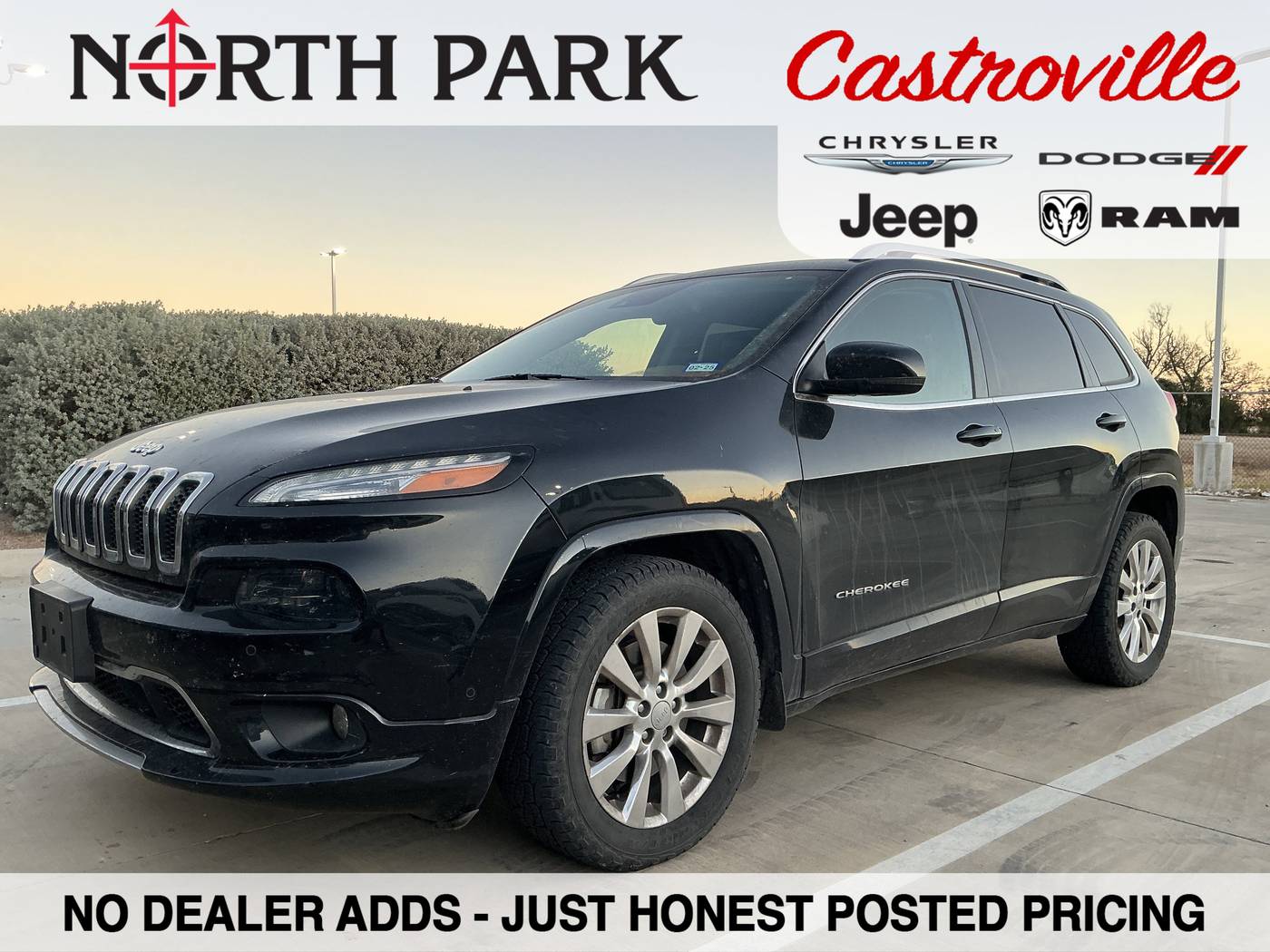 2016 Jeep Cherokee Overland — SUV — 57,134 mi — Castroville, TX
