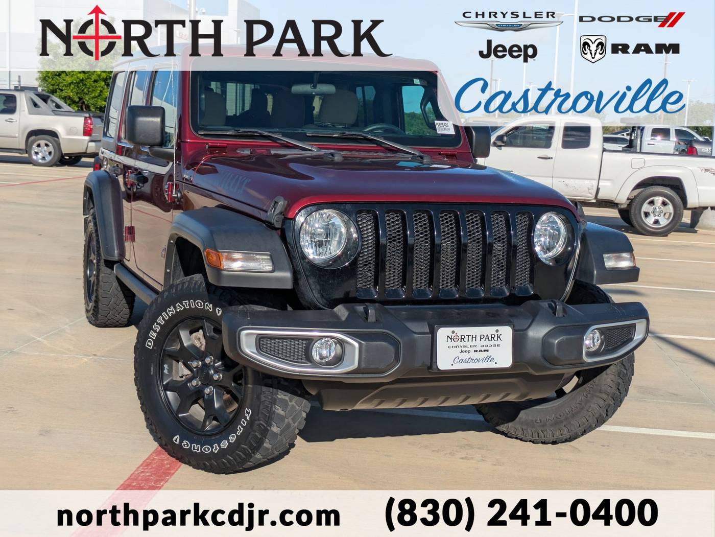 2021 Jeep Wrangler Willys Sport — SUV — 46,094 mi — Castroville, TX