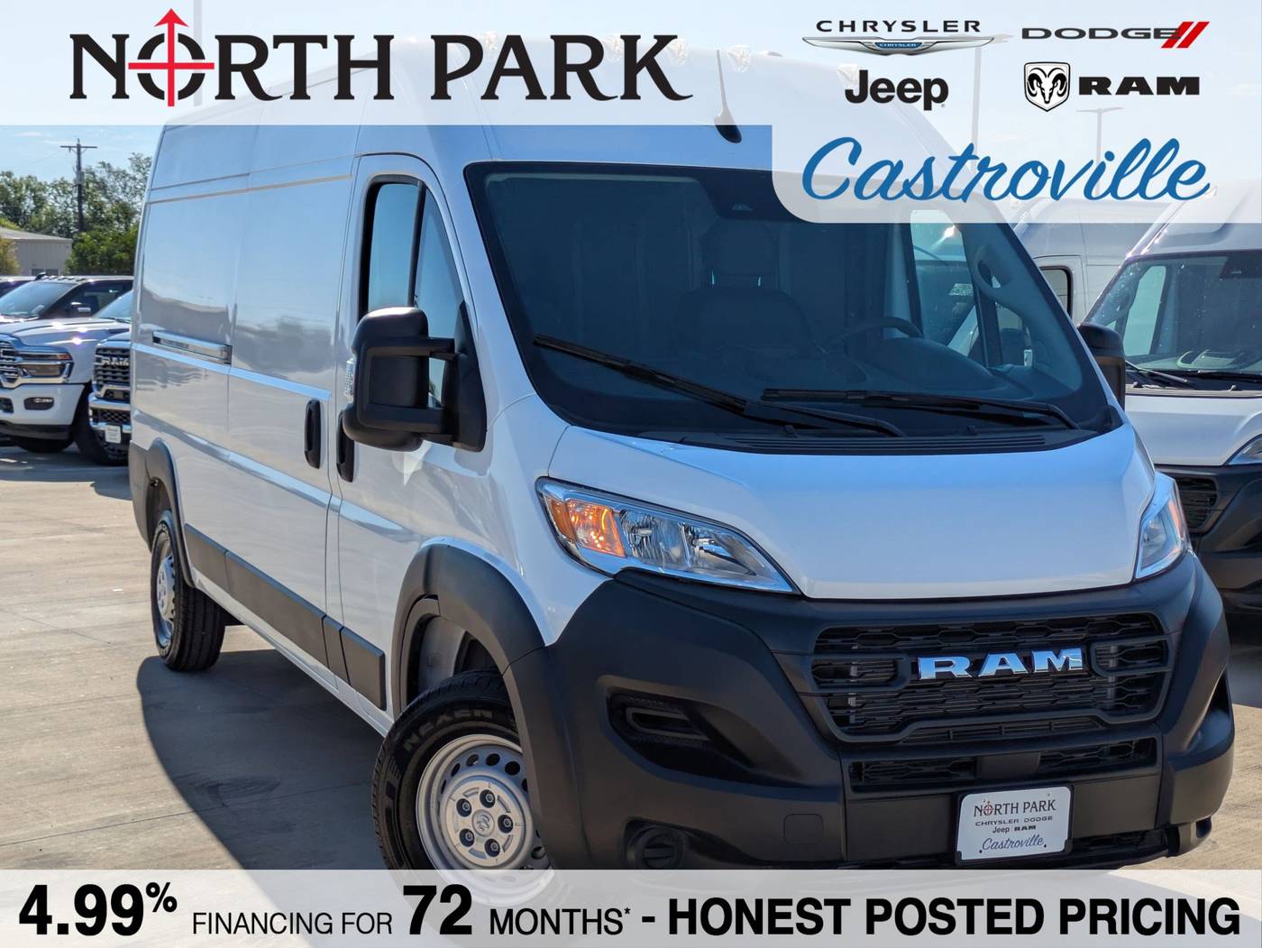 2025 Ram ProMaster Cargo Van Tradesman 2500 — Cargo Van — 19 mi — Castroville, TX