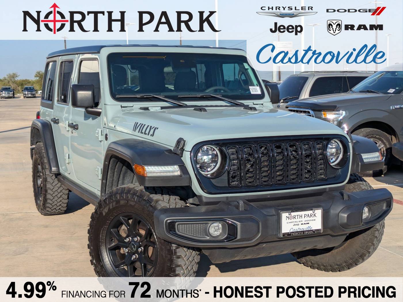 2024 Jeep Wrangler Willys — SUV — 15,541 mi — Castroville, TX