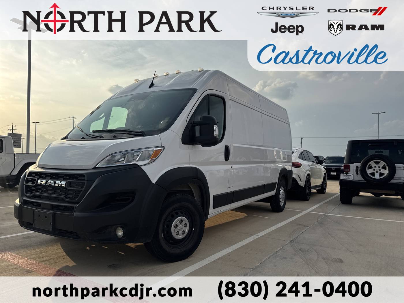 2024 Ram ProMaster Cargo Van Tradesman 2500 — Cargo Van — 19,476 mi — Castroville, TX