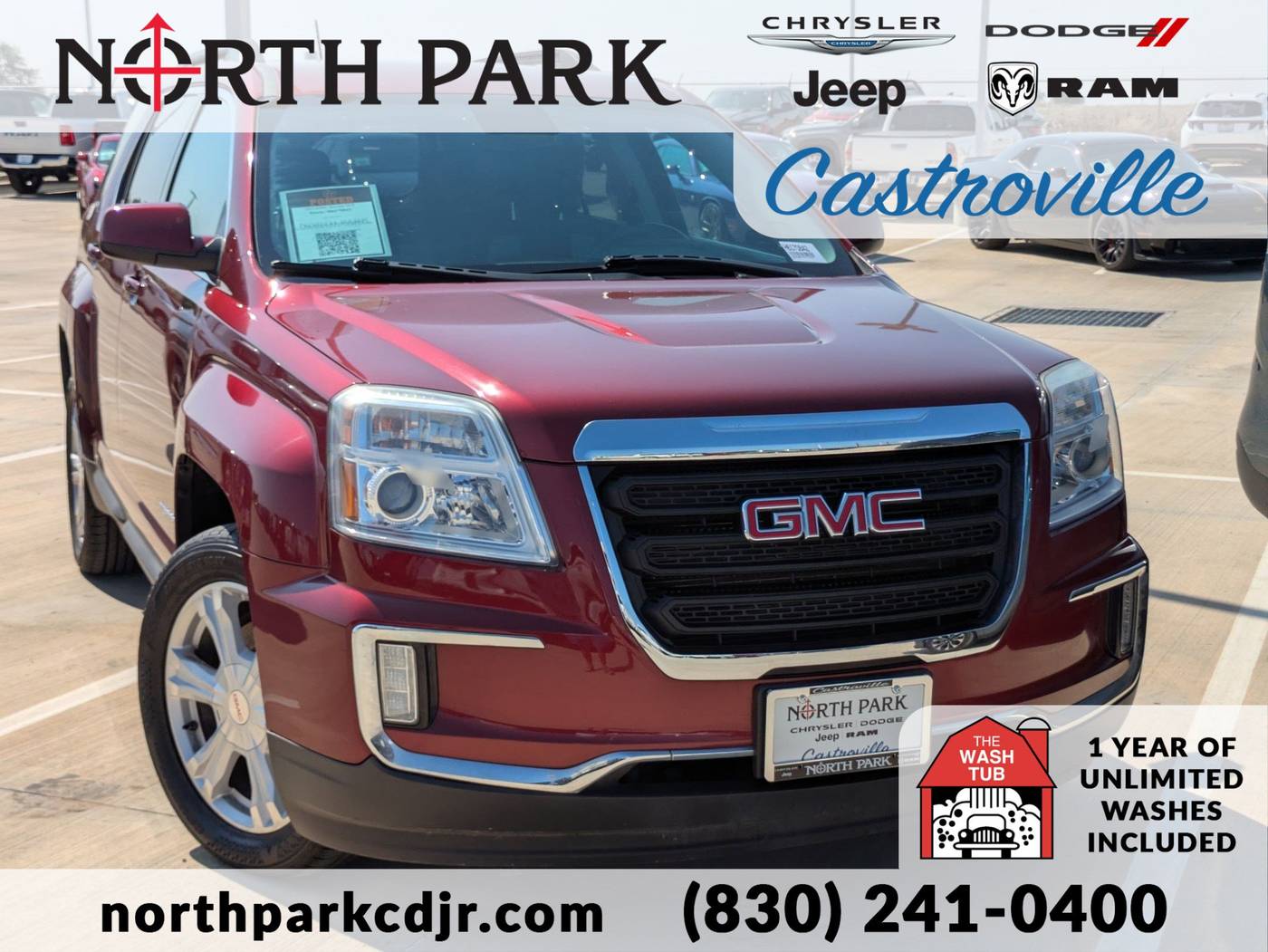 2017 GMC Terrain SLE-2 — SUV — 48,153 mi — Castroville, TX