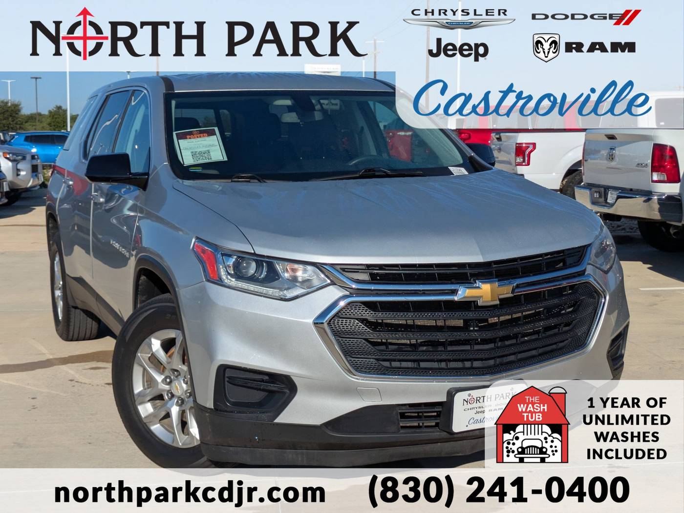 2020 Chevrolet Traverse LS — SUV — 97,099 mi — Castroville, TX