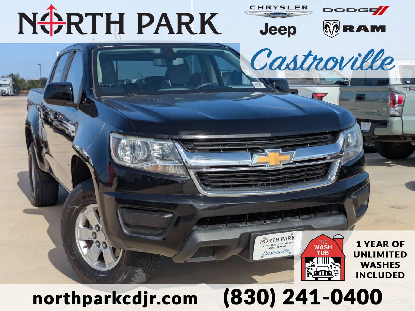 2016 Chevrolet Colorado WT — Pickup Truck — 103,114 mi — Castroville, TX
