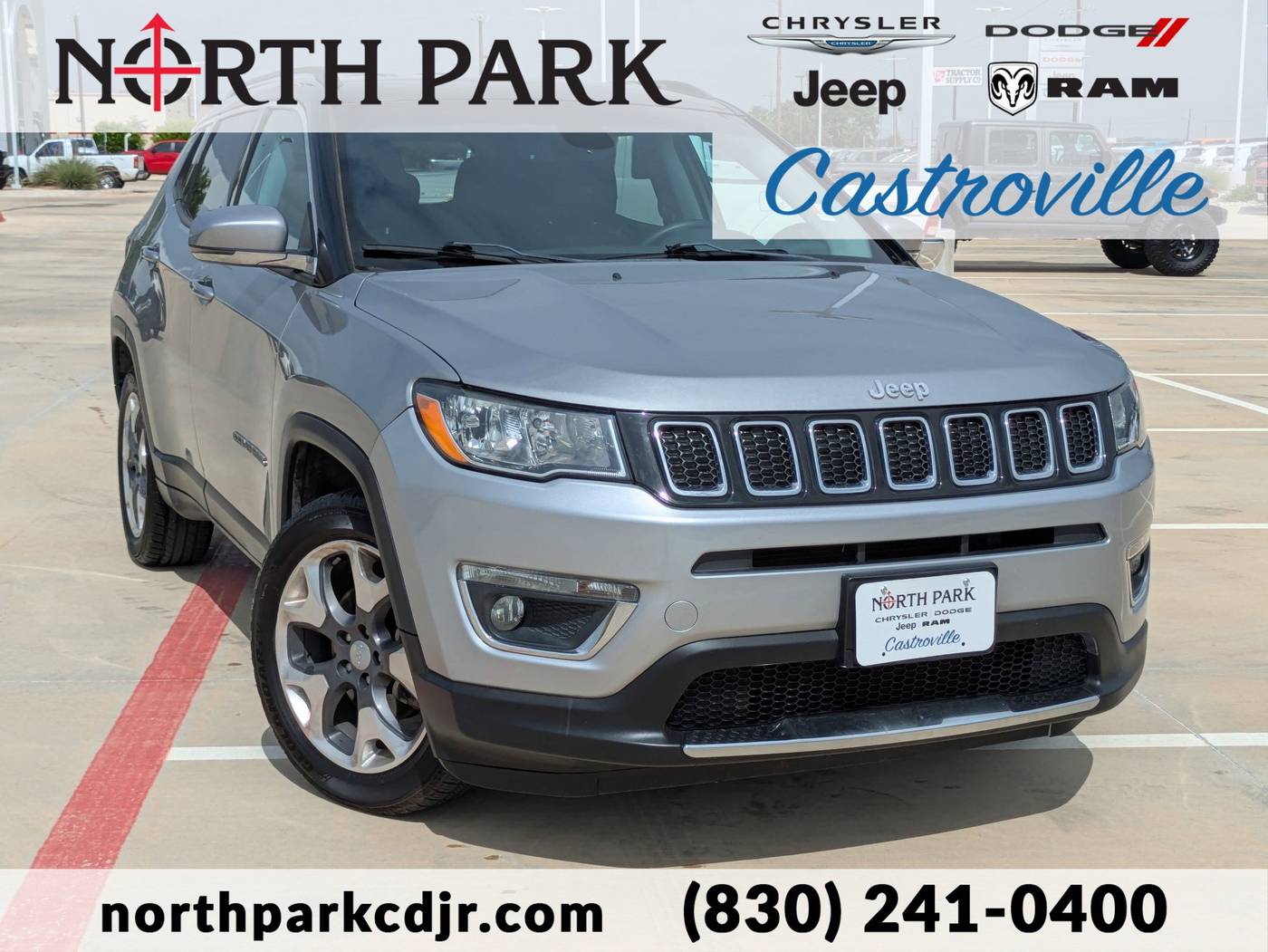 2020 Jeep Compass Limited — SUV — 98,527 mi — Castroville, TX