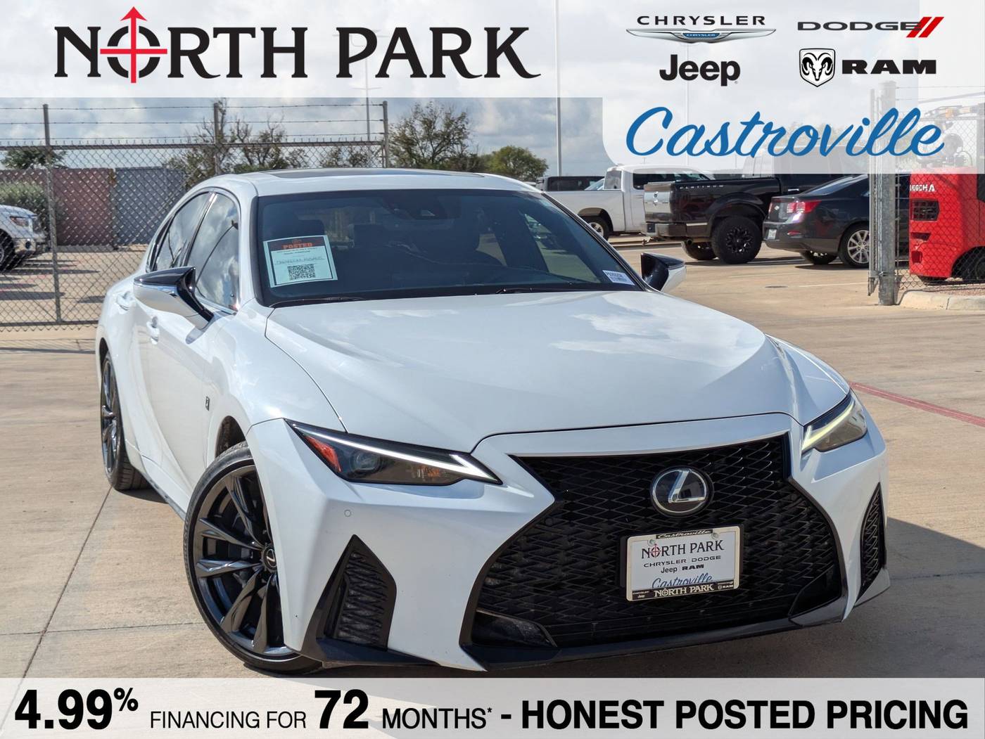 2023 Lexus IS IS 350 F SPORT — Sedan — 43,824 mi — Castroville, TX
