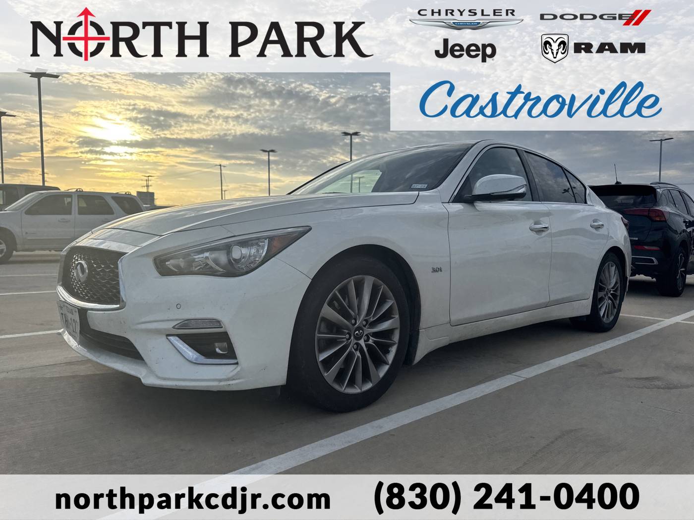 2019 INFINITI Q50 3.0t LUXE — Sedan — 71,205 mi — Castroville, TX