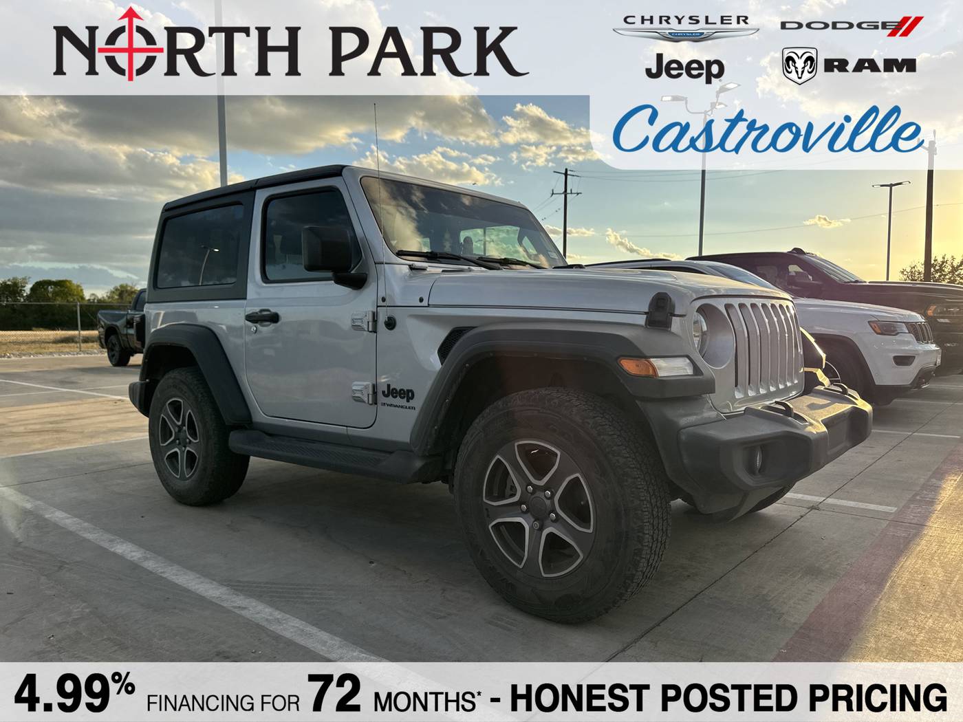 2023 Jeep Wrangler Sport S — SUV — 26,574 mi — Castroville, TX