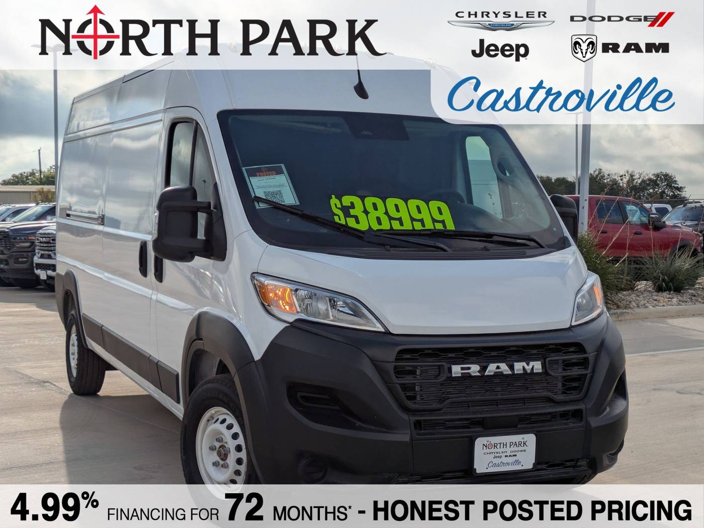 2025 Ram ProMaster Cargo Van Tradesman 2500 — Cargo Van — 24 mi — Castroville, TX
