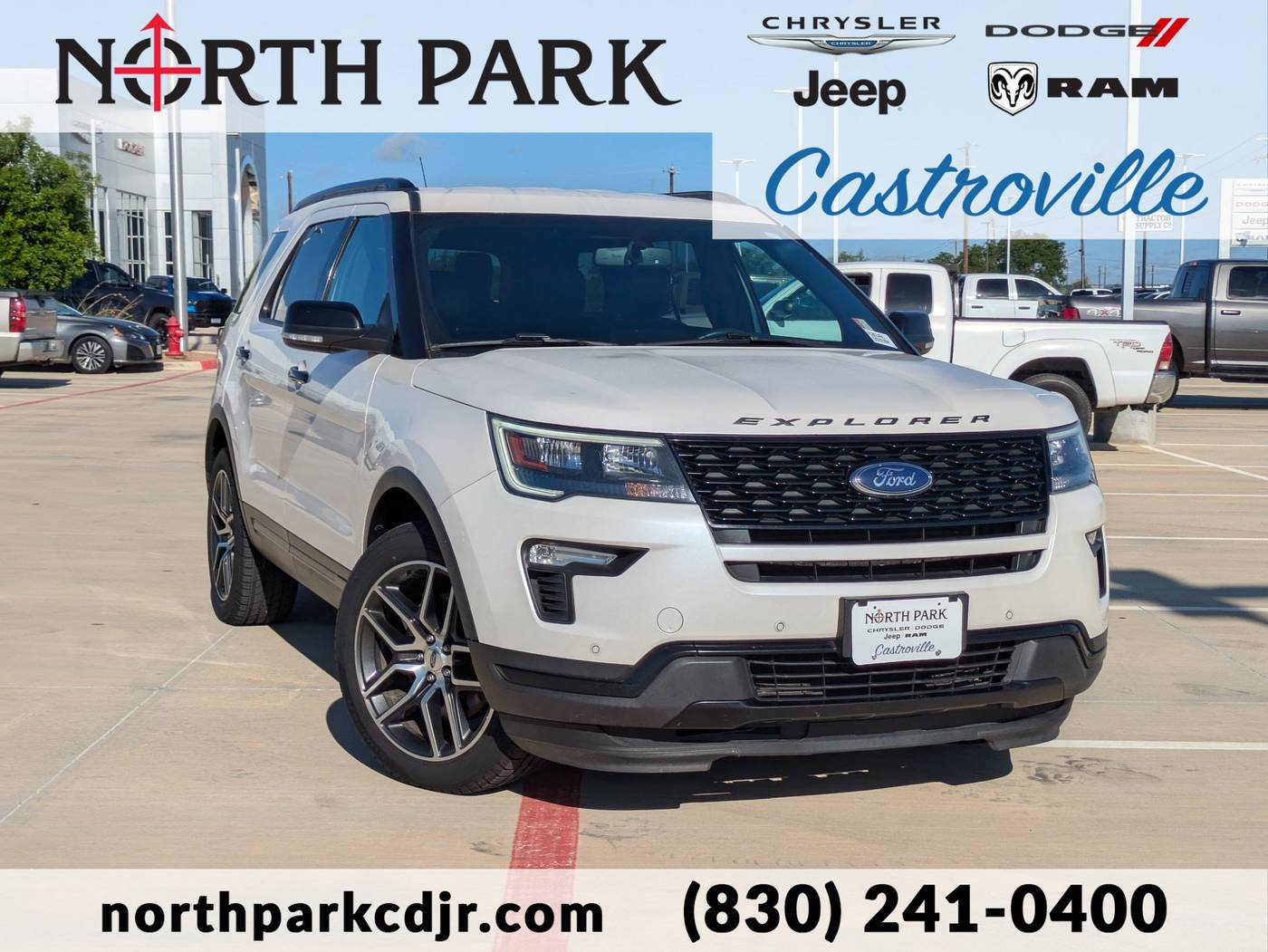 2019 Ford Explorer Sport — SUV — 108,691 mi — Castroville, TX
