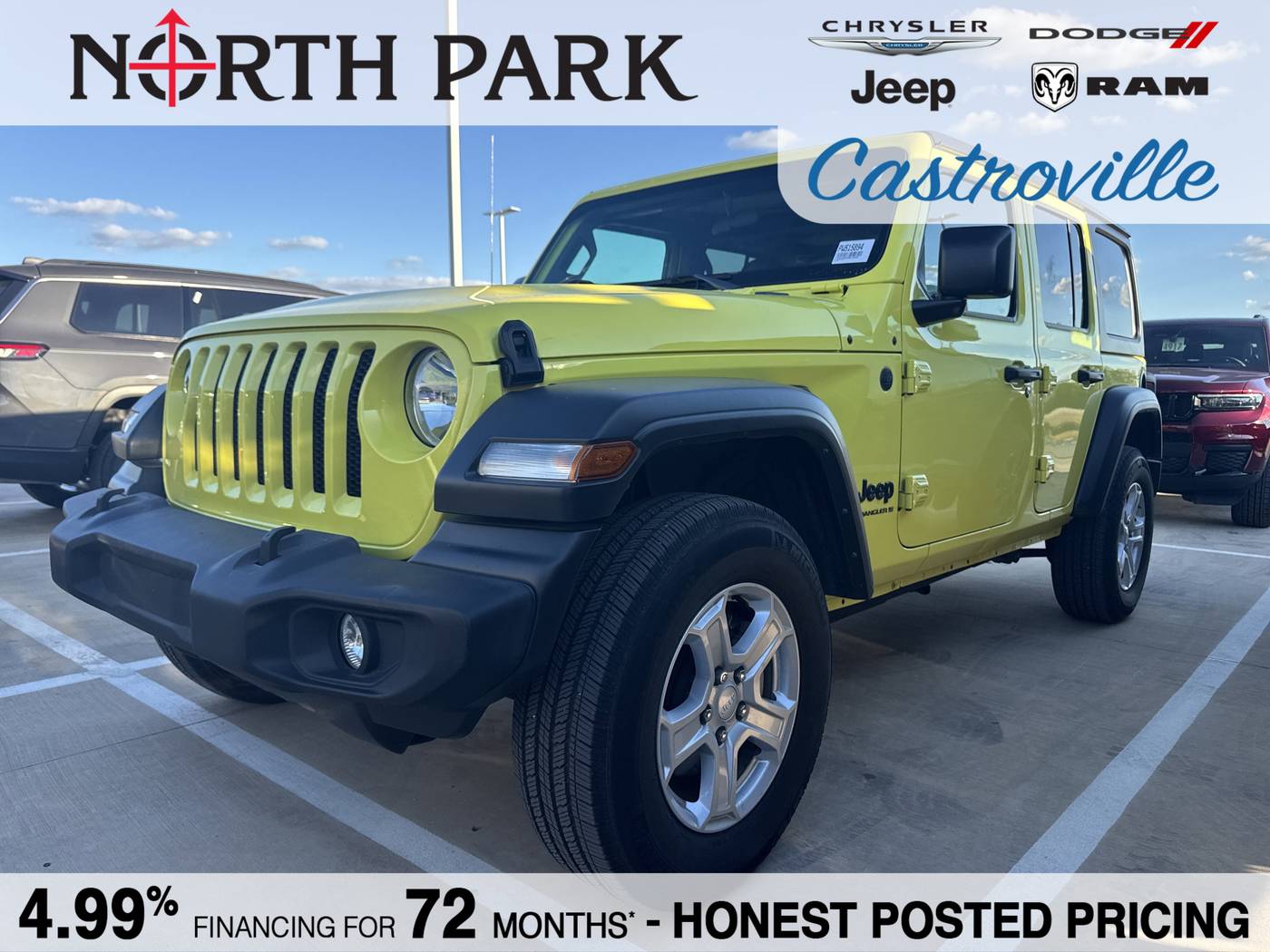 2023 Jeep Wrangler Sport S — SUV — 18,905 mi — Castroville, TX