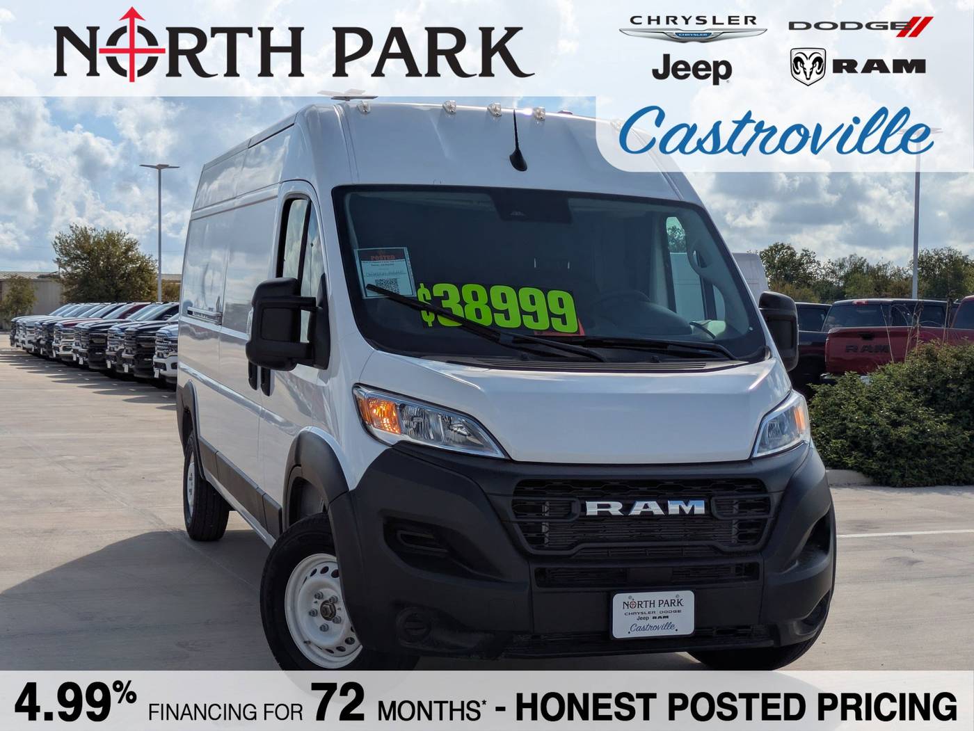 2025 Ram ProMaster Cargo Van Tradesman 2500 — Cargo Van — 11 mi — Castroville, TX